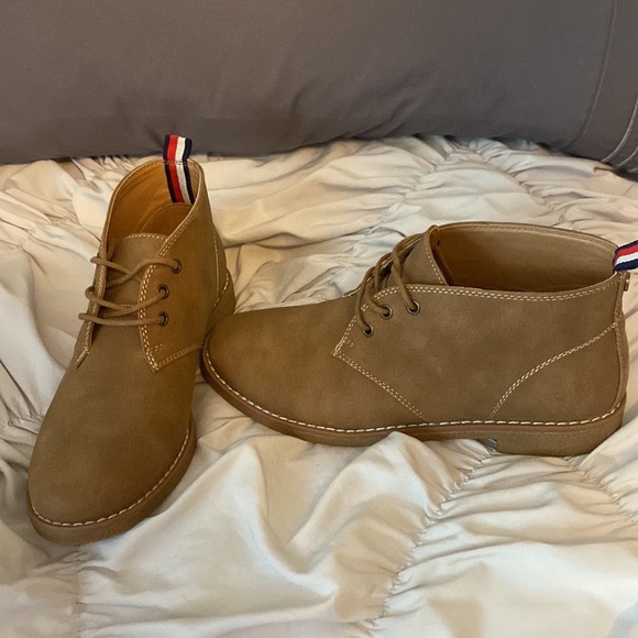 Tan Tommy Hilfiger Booties - Picture 2 of 4